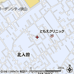埼玉県狭山市北入曽429-9周辺の地図