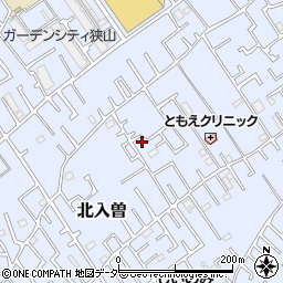 埼玉県狭山市北入曽429-3周辺の地図