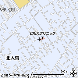 埼玉県狭山市北入曽458-12周辺の地図