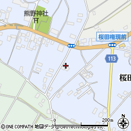 千葉県成田市桜田993-1周辺の地図