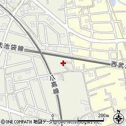 埼玉県飯能市笠縫314-13周辺の地図