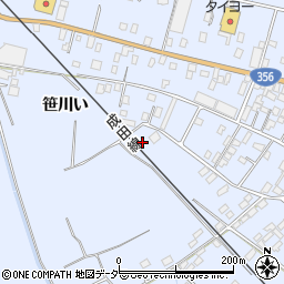 千葉県香取郡東庄町笹川い435周辺の地図