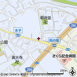 埼玉県富士見市水子2793周辺の地図