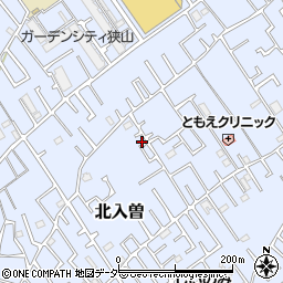 埼玉県狭山市北入曽427周辺の地図