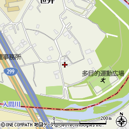 埼玉県狭山市笹井3212周辺の地図