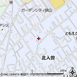 埼玉県狭山市北入曽806-7周辺の地図