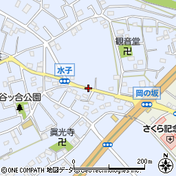 岡ノ坂上周辺の地図