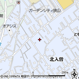 埼玉県狭山市北入曽815周辺の地図