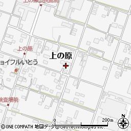 長野県伊那市上の原周辺の地図
