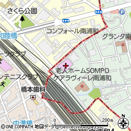 ベルヴィ武蔵野周辺の地図