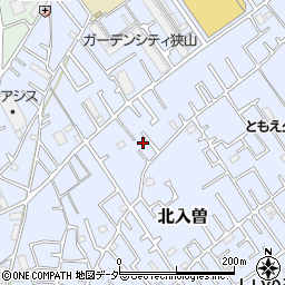埼玉県狭山市北入曽806-8周辺の地図