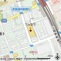 あづま進学教室武蔵浦和ナリア教室周辺の地図