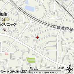 埼玉県飯能市笠縫157-1周辺の地図