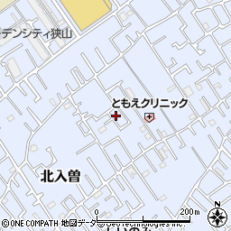 埼玉県狭山市北入曽459-16周辺の地図