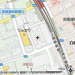 コインパーク武蔵浦和スカイ＆ガーデン駐車場周辺の地図
