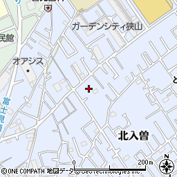 埼玉県狭山市北入曽816周辺の地図