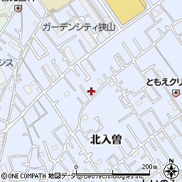 埼玉県狭山市北入曽806-19周辺の地図