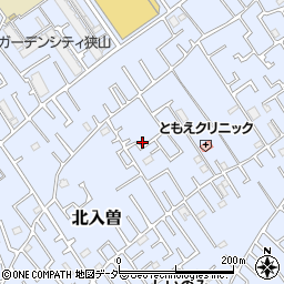 埼玉県狭山市北入曽429-7周辺の地図