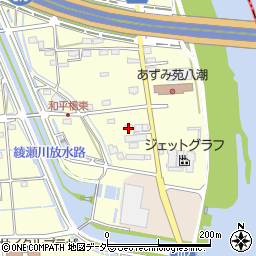 埼玉県八潮市八條3684-3周辺の地図