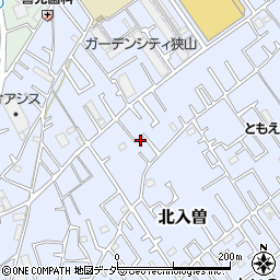埼玉県狭山市北入曽806-9周辺の地図