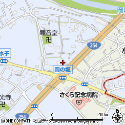 埼玉県富士見市水子3083周辺の地図