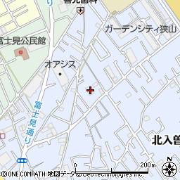 埼玉県狭山市北入曽830周辺の地図