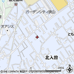 埼玉県狭山市北入曽805周辺の地図