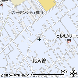 埼玉県狭山市北入曽422-1周辺の地図