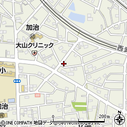 埼玉県飯能市笠縫105-4周辺の地図
