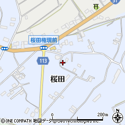 千葉県成田市桜田1060-11周辺の地図