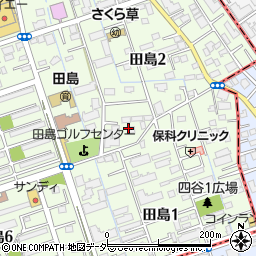 埼玉県さいたま市桜区田島2丁目9周辺の地図