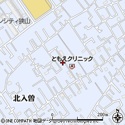 埼玉県狭山市北入曽458-14周辺の地図