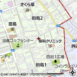 カギの１１０番救急車田島・在家周辺の地図