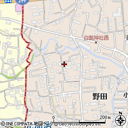 埼玉県入間市野田261周辺の地図