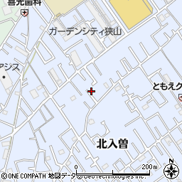 埼玉県狭山市北入曽806-17周辺の地図