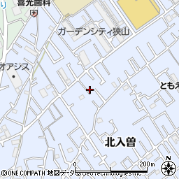 埼玉県狭山市北入曽806-10周辺の地図