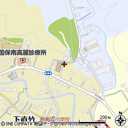 埼玉県飯能市下直竹1122-1周辺の地図
