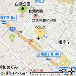 コスモ武蔵浦和キューブスクエア周辺の地図
