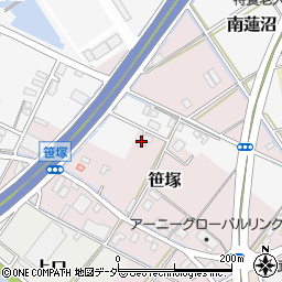埼玉県三郷市笹塚72周辺の地図