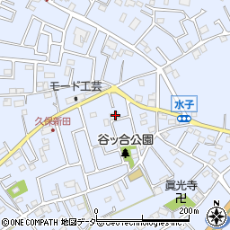 埼玉県富士見市水子7549周辺の地図