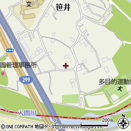 埼玉県狭山市笹井3208-1周辺の地図