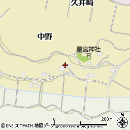 千葉県成田市中野周辺の地図
