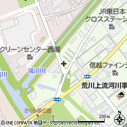 さいたま市　田島倉庫周辺の地図