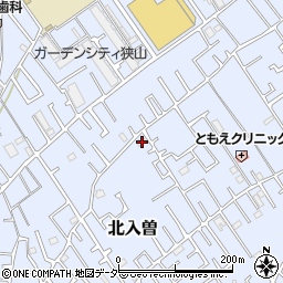 埼玉県狭山市北入曽423周辺の地図