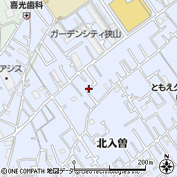 埼玉県狭山市北入曽806-15周辺の地図