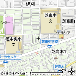 埼玉県川口市芝高木2丁目24周辺の地図