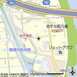 埼玉県八潮市八條3688-7周辺の地図