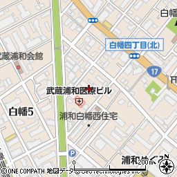 Ｄ’レスティア武蔵浦和周辺の地図