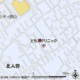 埼玉県狭山市北入曽458周辺の地図