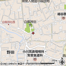 埼玉県入間市野田561周辺の地図